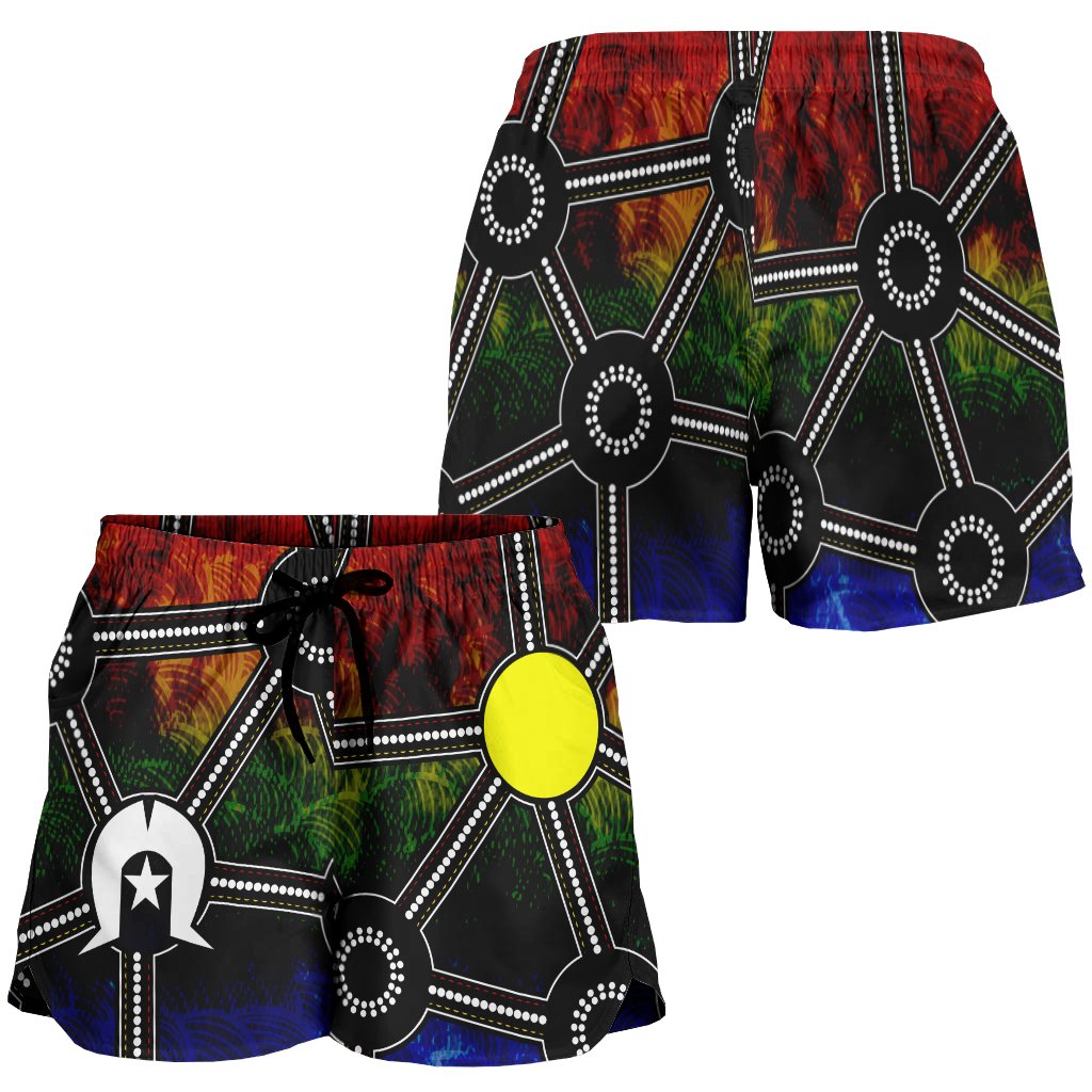 Naidoc Week 2021  Women Short, Aboriginal Geometric Style - Vibe Hoodie