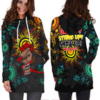 NAIDOC Week 2022 Aboriginal Art Unique Hoodie Dress - LT12