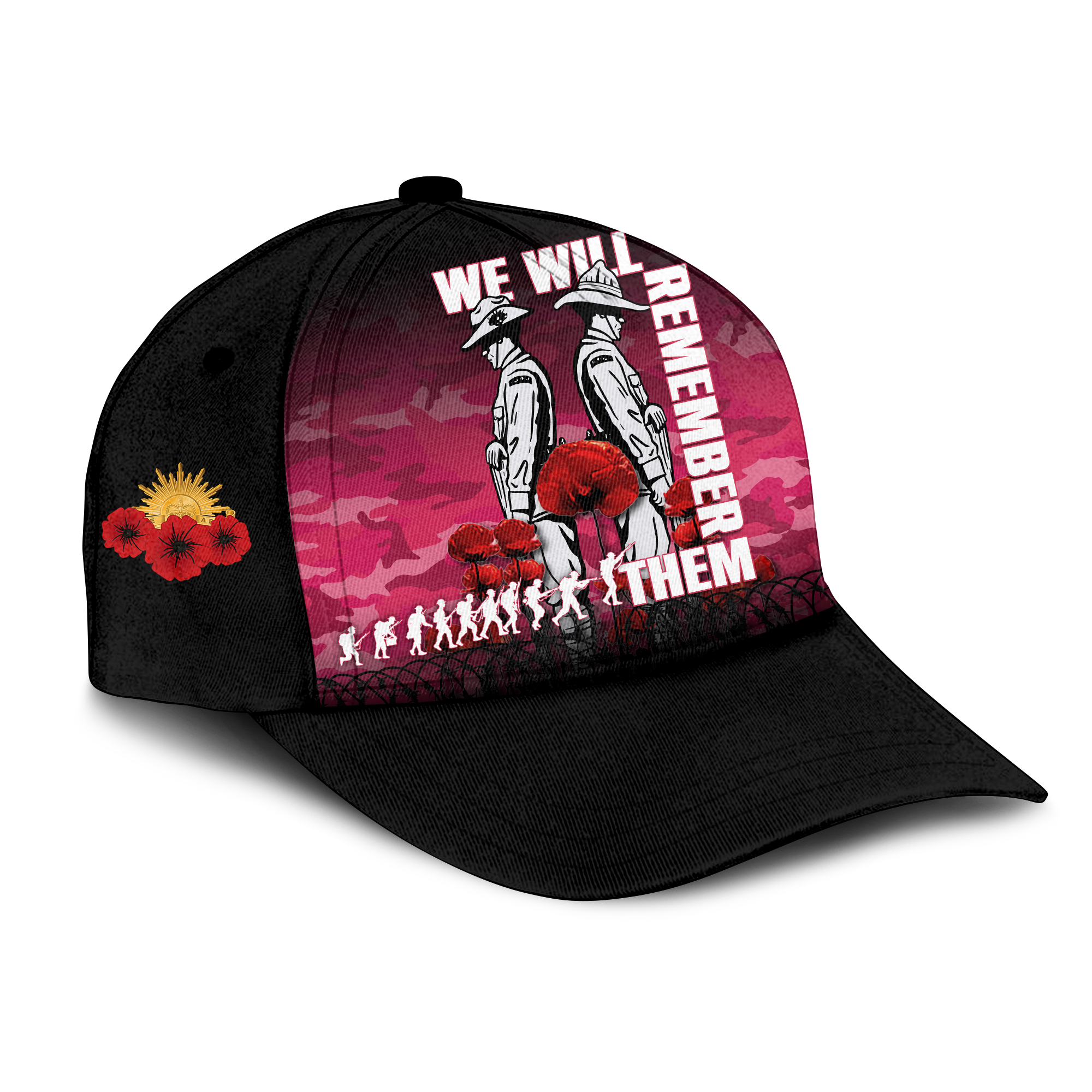 australia-anzac-2022-caps-camouflage-with-poppy-pink