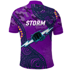 Storm Rugby ANZAC Day Camouflage Indigenous Art Polo Shirt - LT12