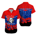 (Custom Personalised) Newcastle Knights Anzac Day Indigenous Art Hawaiian Shirt