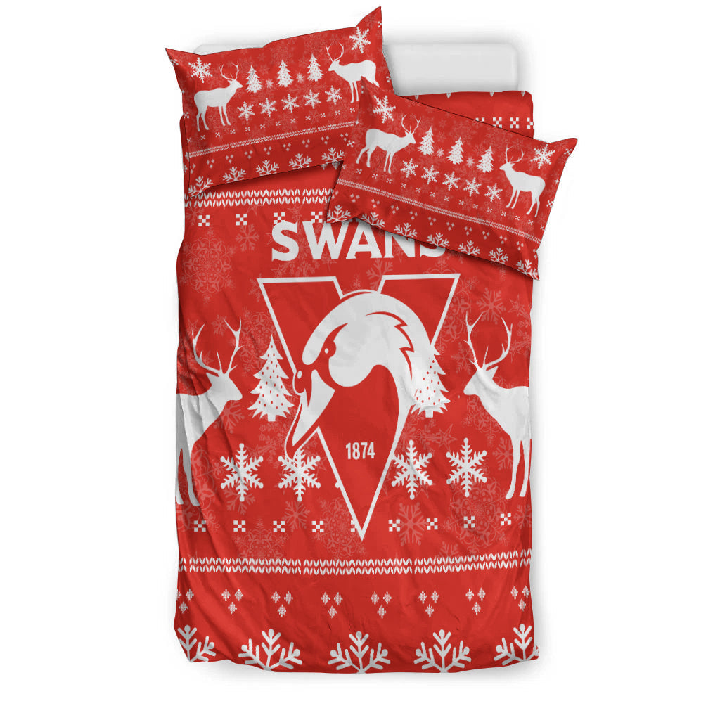 sydney-swans-bedding-set-christmas-ugly-style
