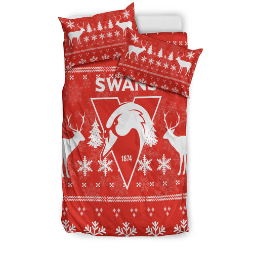 sydney-swans-bedding-set-christmas-ugly-style