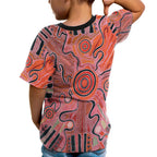 aboriginal-kid-t-shirt-indigenous-footprint-landscape