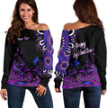 custom-personalised-happy-king-island-show-off-shoulder-sweater-aboriginal-tasmania-australia-version-purple