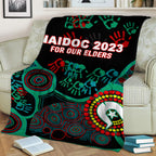 NAIDOC Week 2023 Aboriginal Art For Our Elders Blanket - LT12