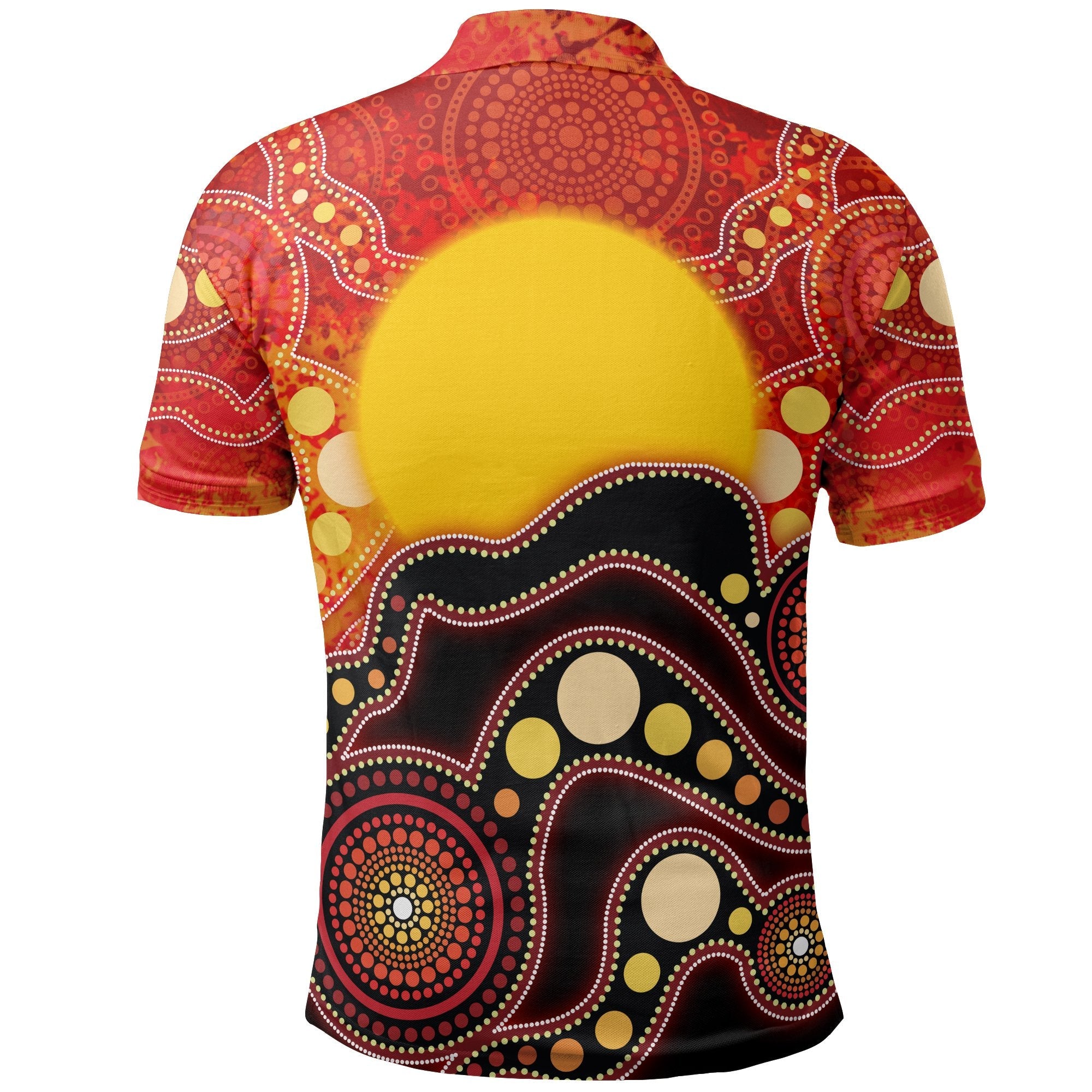aboriginal-kid-polo-shirt-aboriginal-lives-matter-flag-dot-painting-art-for-kids