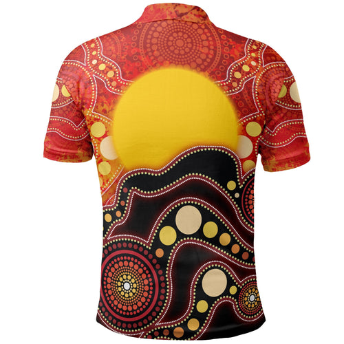 aboriginal-kid-polo-shirt-aboriginal-lives-matter-flag-dot-painting-art-for-kids