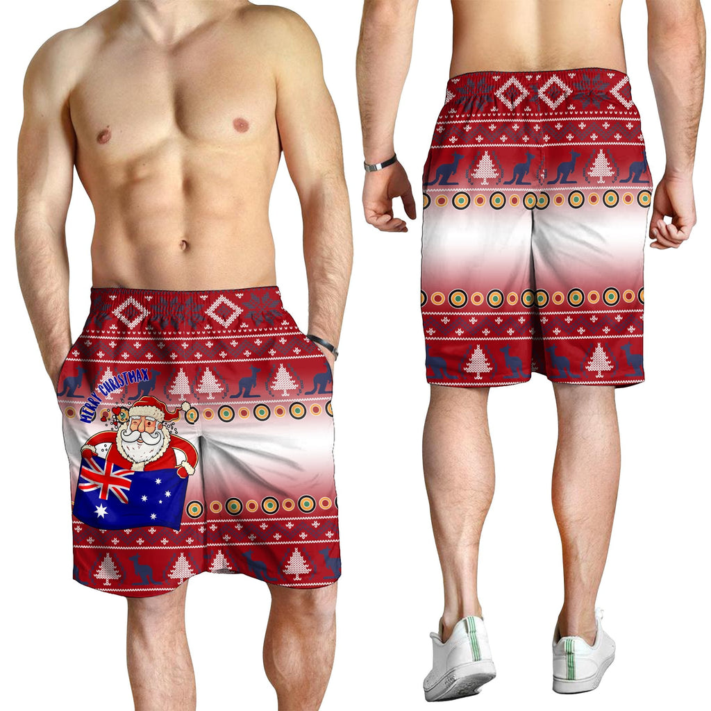 christmas-men-short-australia-santa-claus-hold-the-flag-red