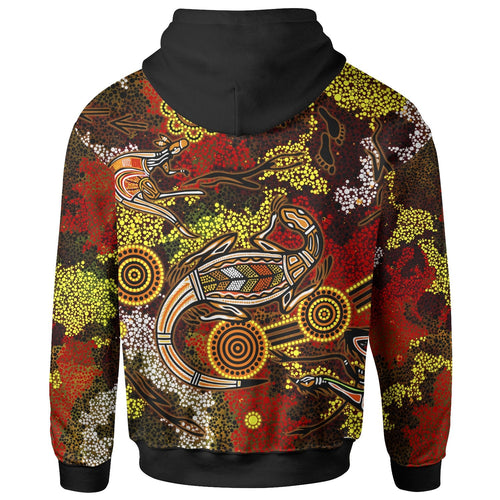 aboriginal-hoodie-kangaroo-and-lizard-dot-painting-art