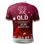 australia-queensland-anzac-custom-polo-shirt-keeping-the-spirit-alive-polo-shirt