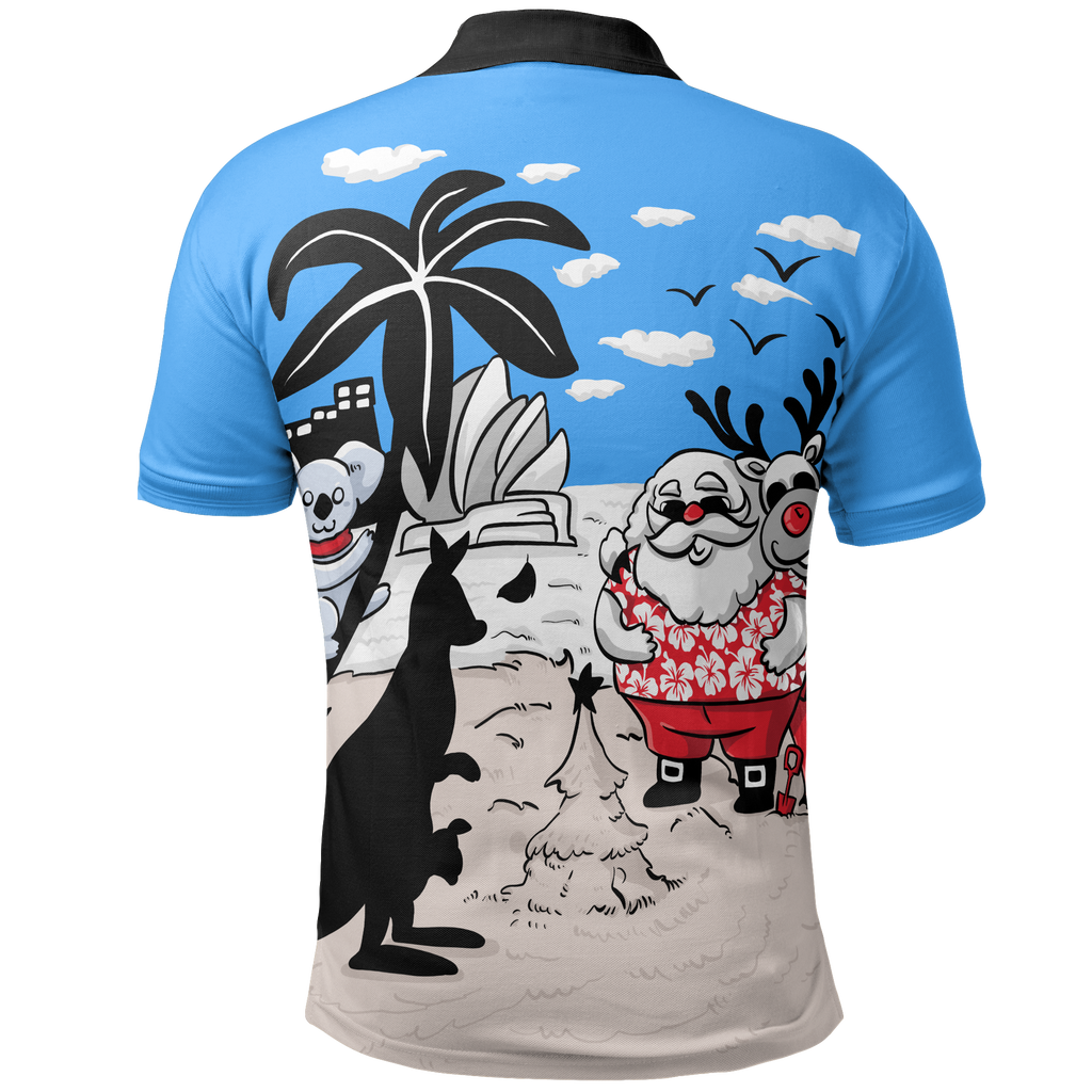 christmas-polo-shirt-santa-claus-shirt-kangaroo-ver01-unisex