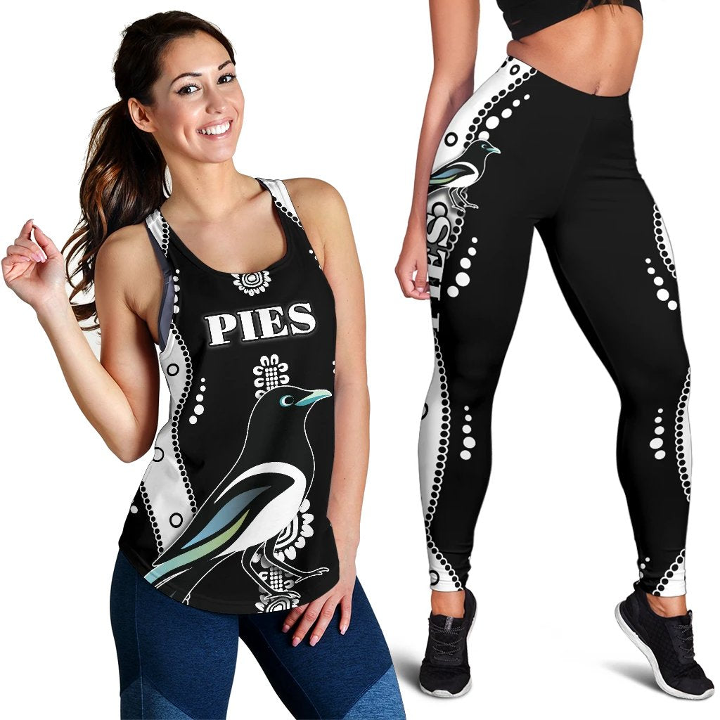 combo-racerback-tank-and-legging-collingwood-pies-indigenous-black