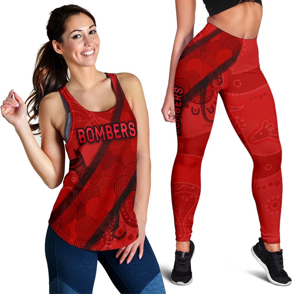 combo-racerback-tank-and-legging-essendo-indigenous-bombers-red