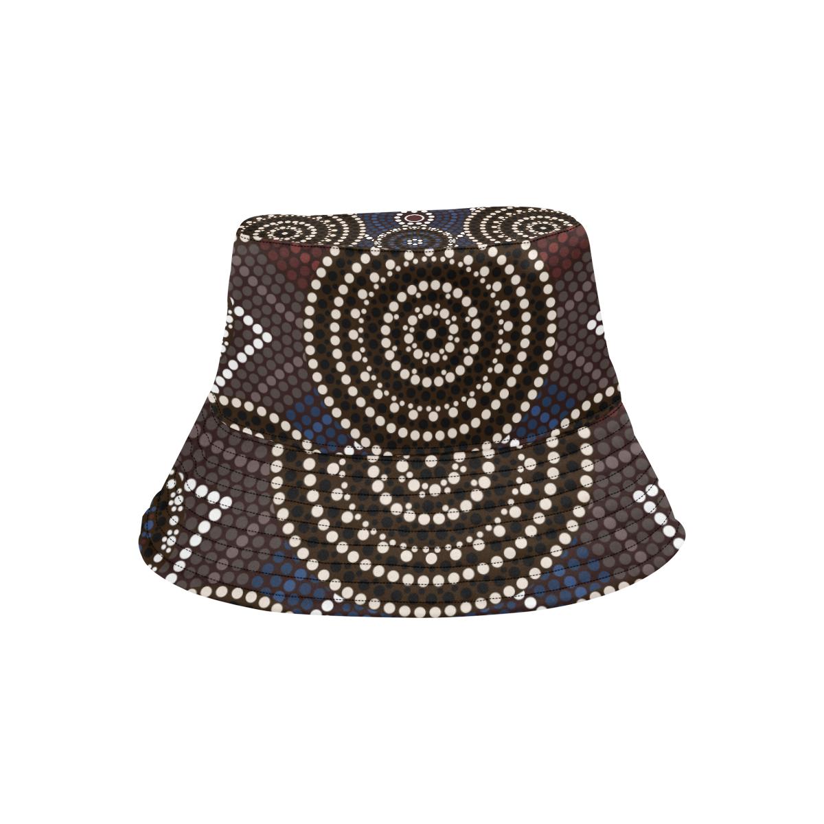 bucket-hat-aboriginal-dot-painting-hat-ver08