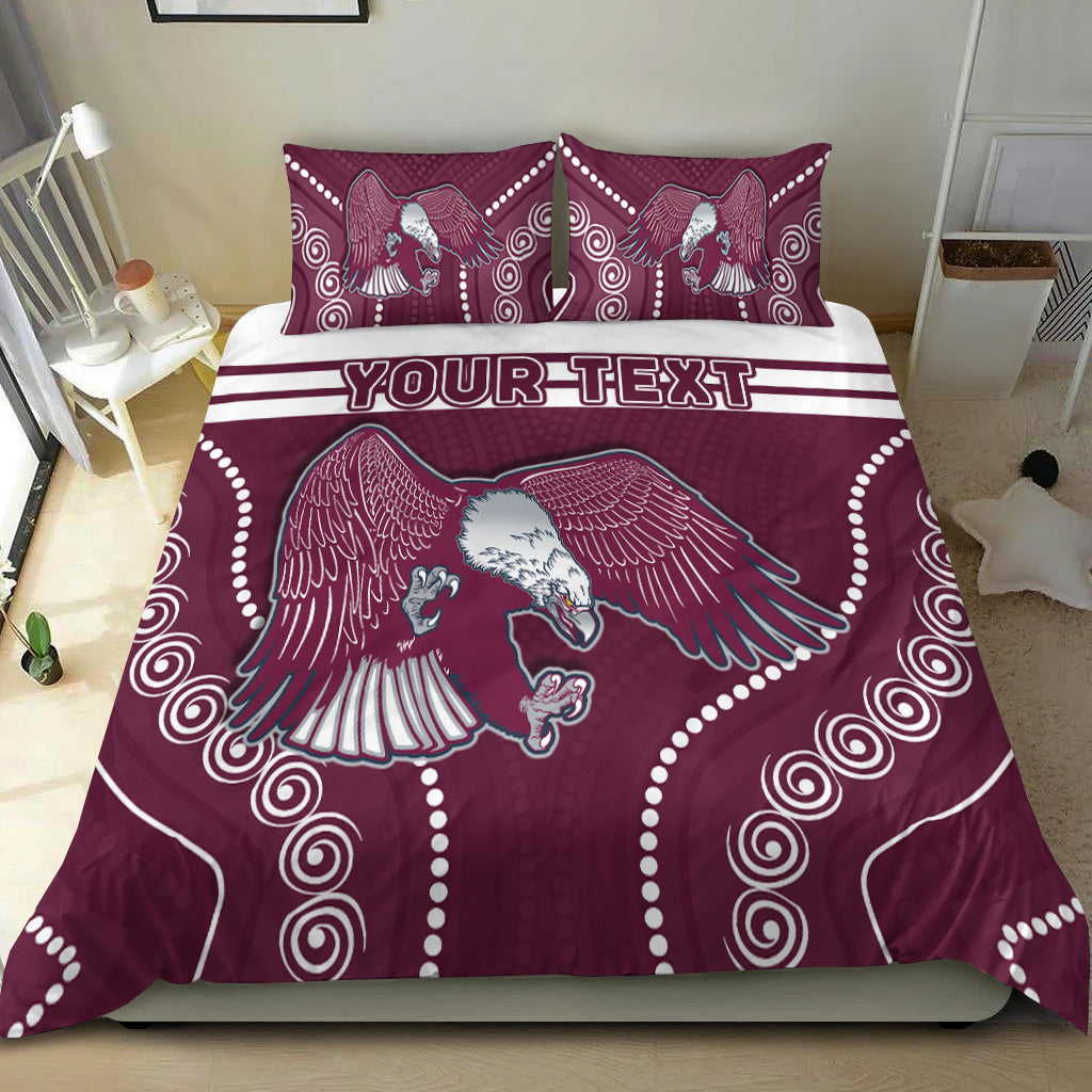 custom-personalised-sea-eagles-indigenous-bedding-set-manly-forever