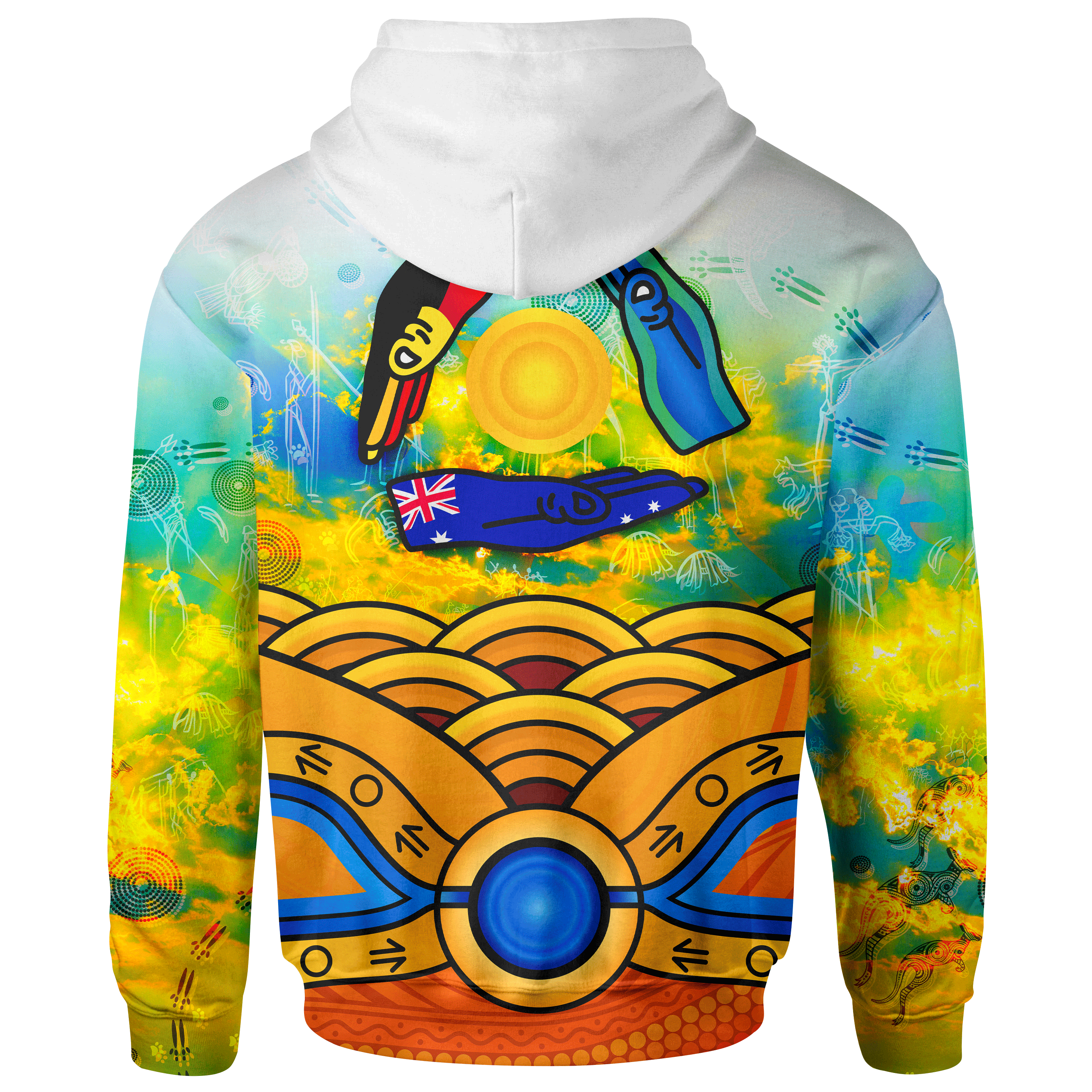 aboriginal-kid-zip-up-hoodie-australia-kangaroo-naidoc-week-2021-for-kid