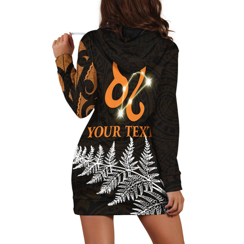 custom-personalised-leo-zodiac-style-maori-hoodie-dress-orange-lion