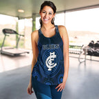 Blues Indigenous Women Racerback Tank 2021 Football Season LT13 - Vibe Hoodie