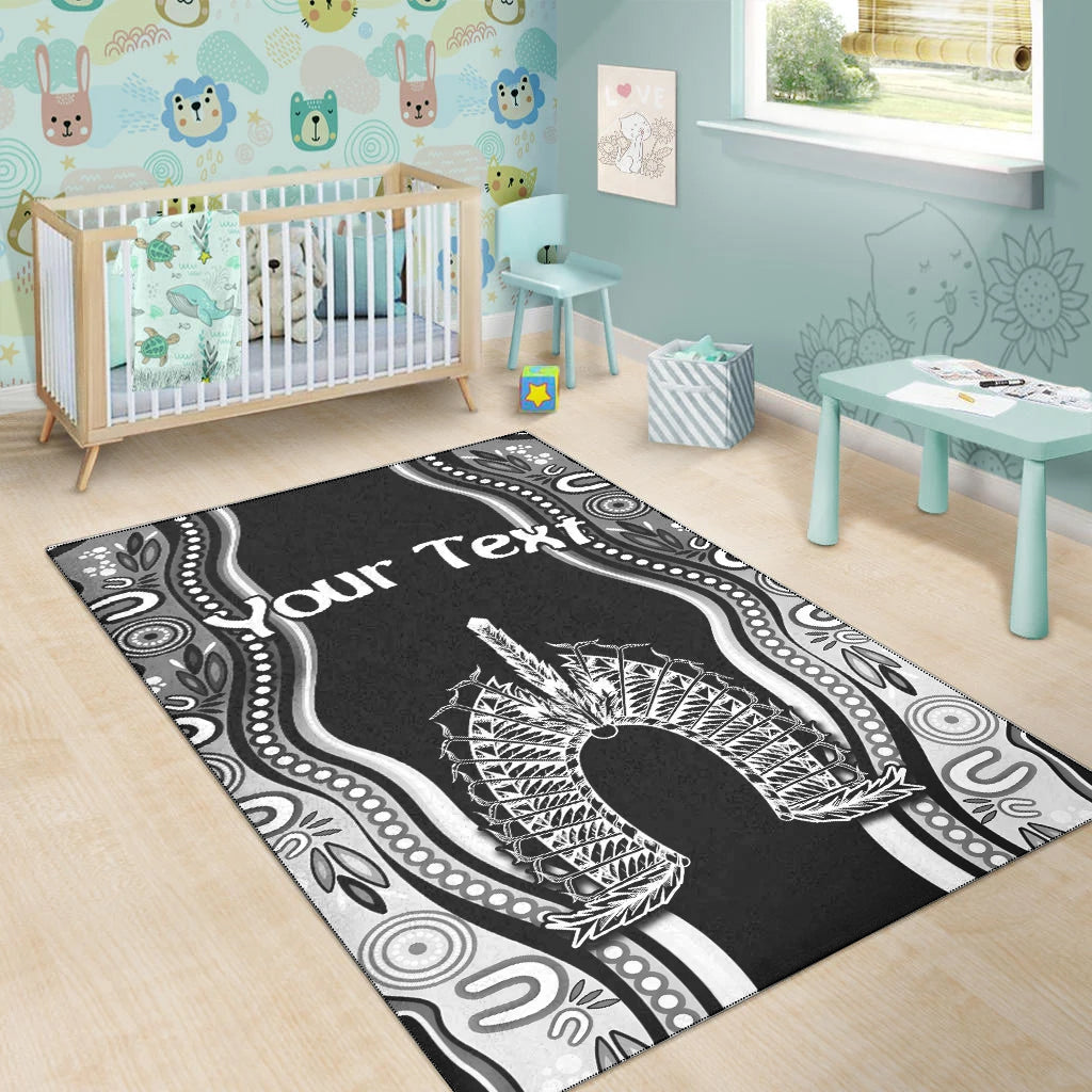 custom-personalised-torres-strait-islands-area-rug-the-dhari-mix-aboriginal-turtle-version-black-02