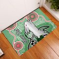 custom-personalised-rabbitohs-indigenous-door-mat-simple-white