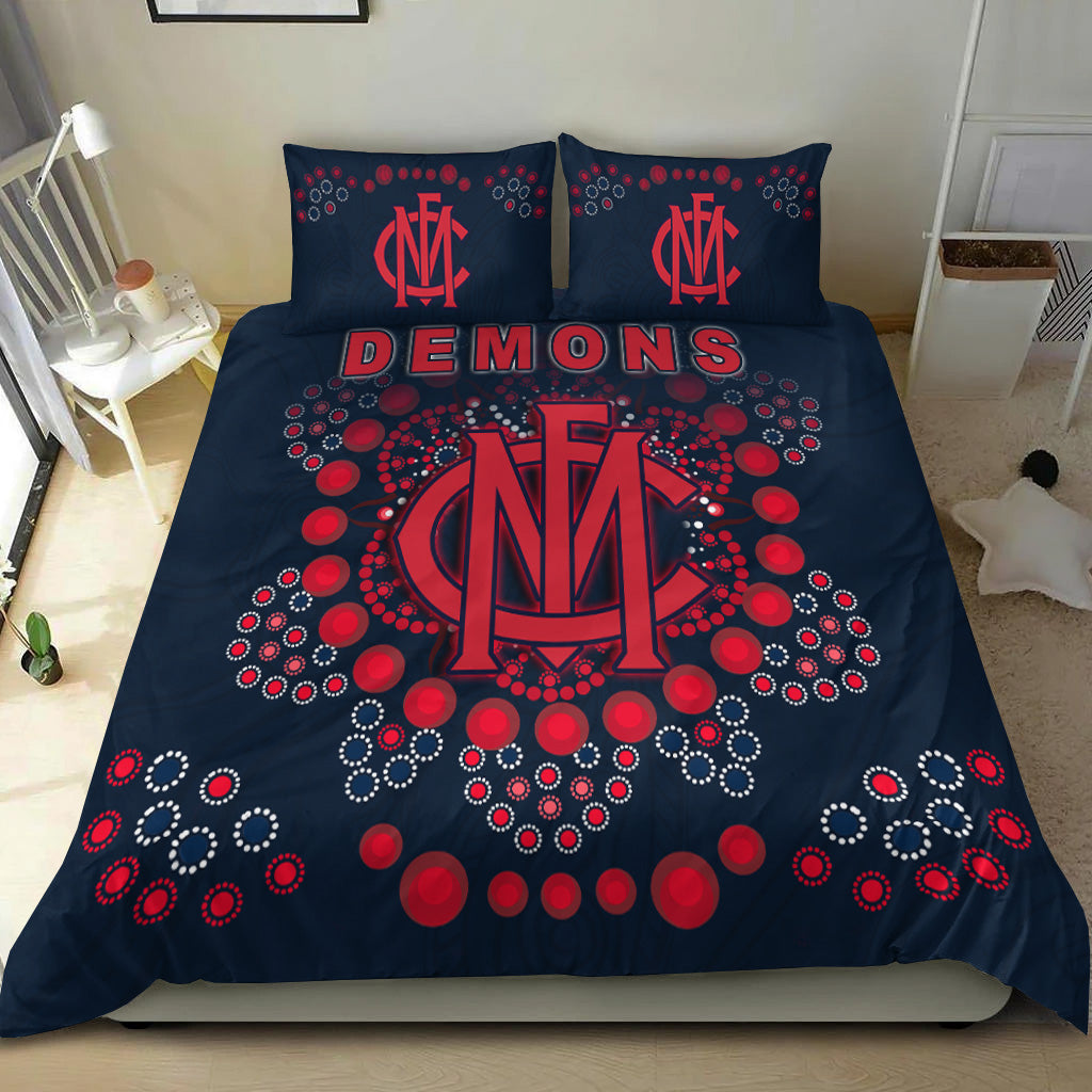 demons-football-bedding-set-melbourne-indigenous