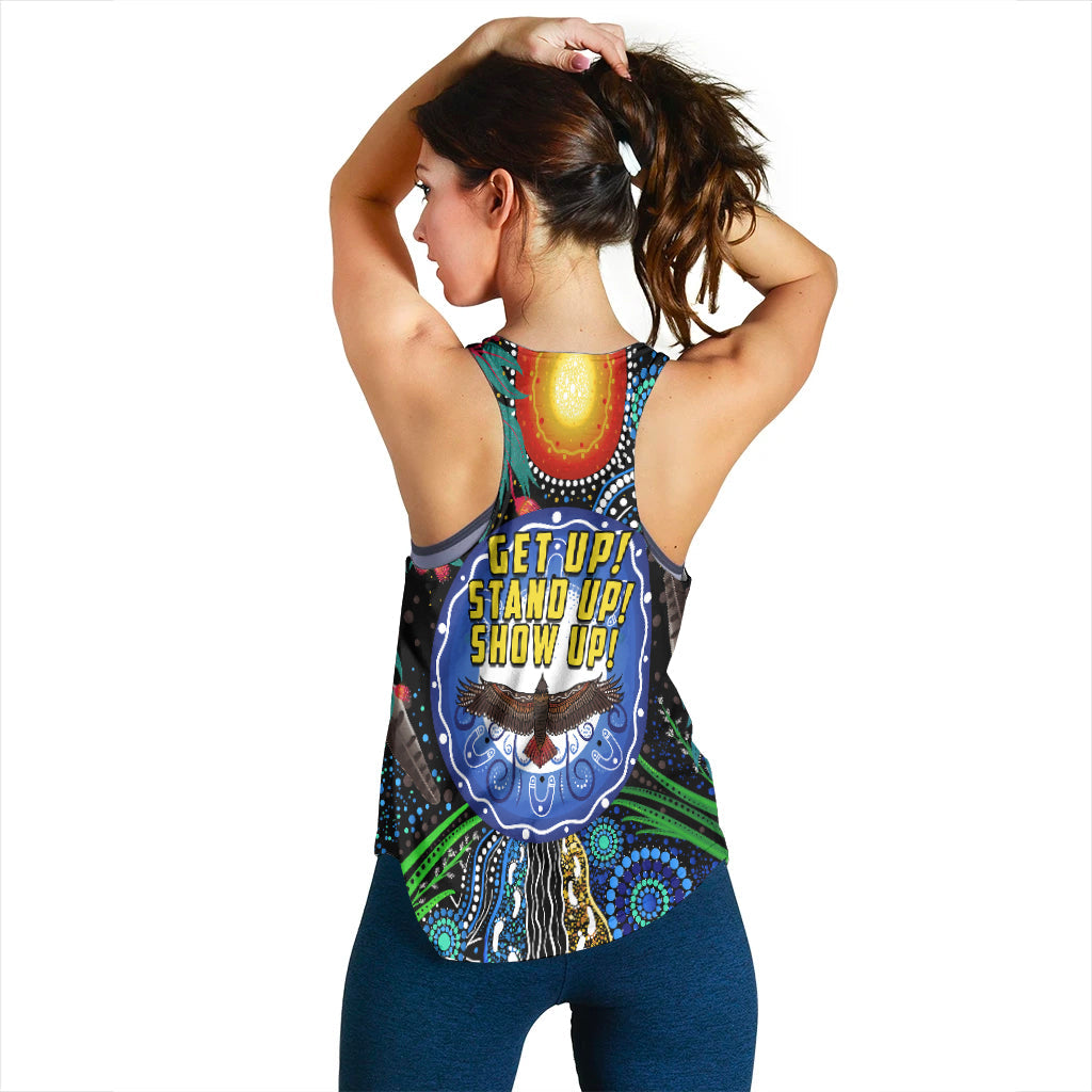naidoc-2022-women-racerback-tank-get-up-stand-up-show-up