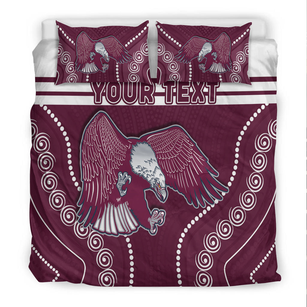 custom-personalised-sea-eagles-indigenous-bedding-set-manly-forever