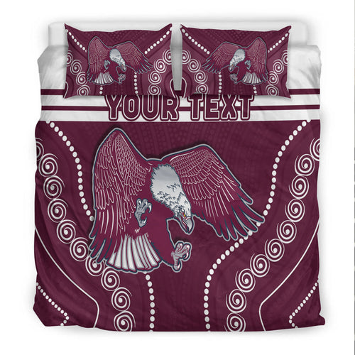 custom-personalised-sea-eagles-indigenous-bedding-set-manly-forever