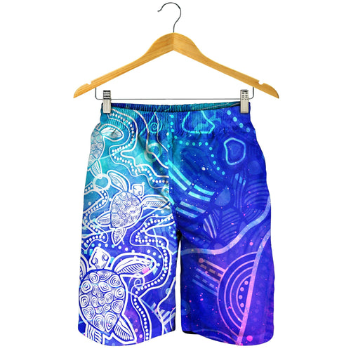 aboriginal-men-short-sea-turtle-with-indigenous-patterns-blue