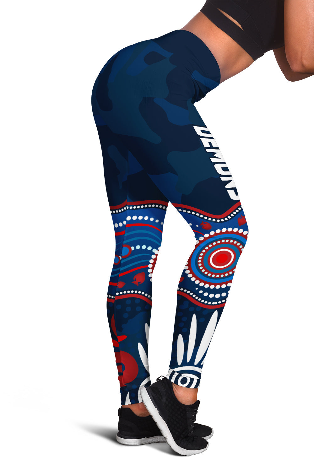 demons-anzac-2022-women-leggings-casey-football-aboriginal-poppy