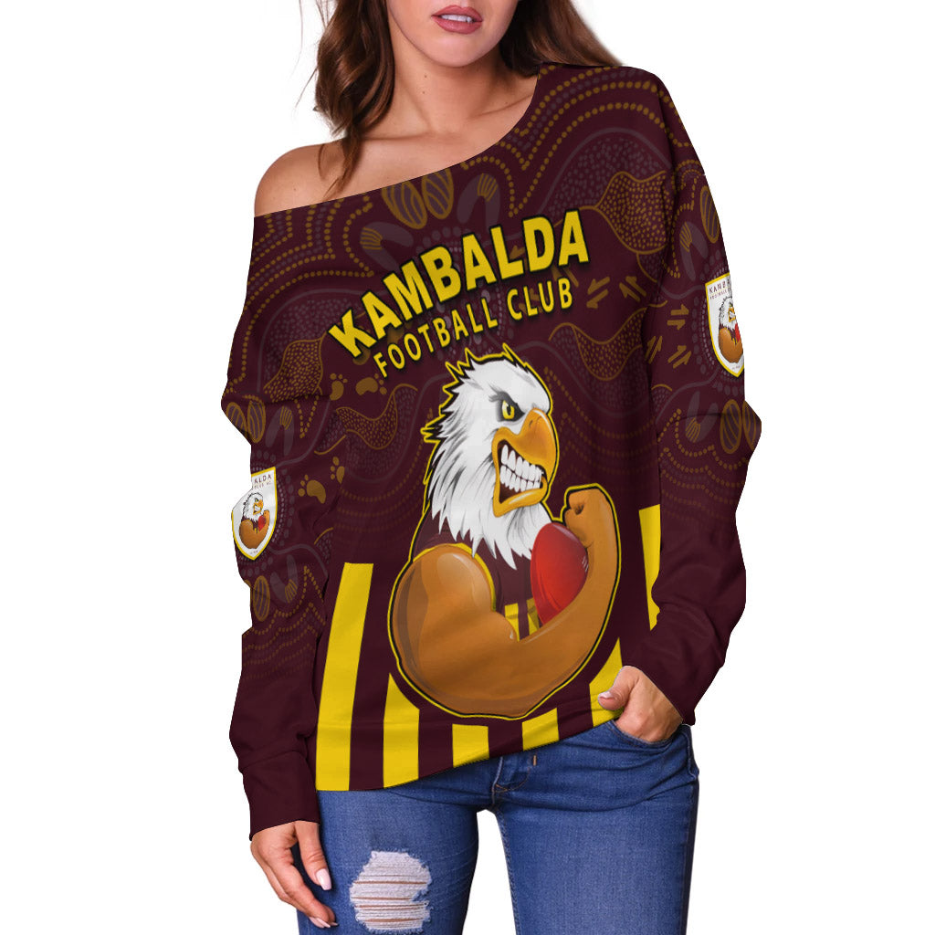 custom-personalised-kambalda-football-club-off-shoulder-sweater-goldfields-football-indigenous-eagles
