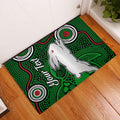 custom-personalised-rabbitohs-indigenous-door-mat-simple-green