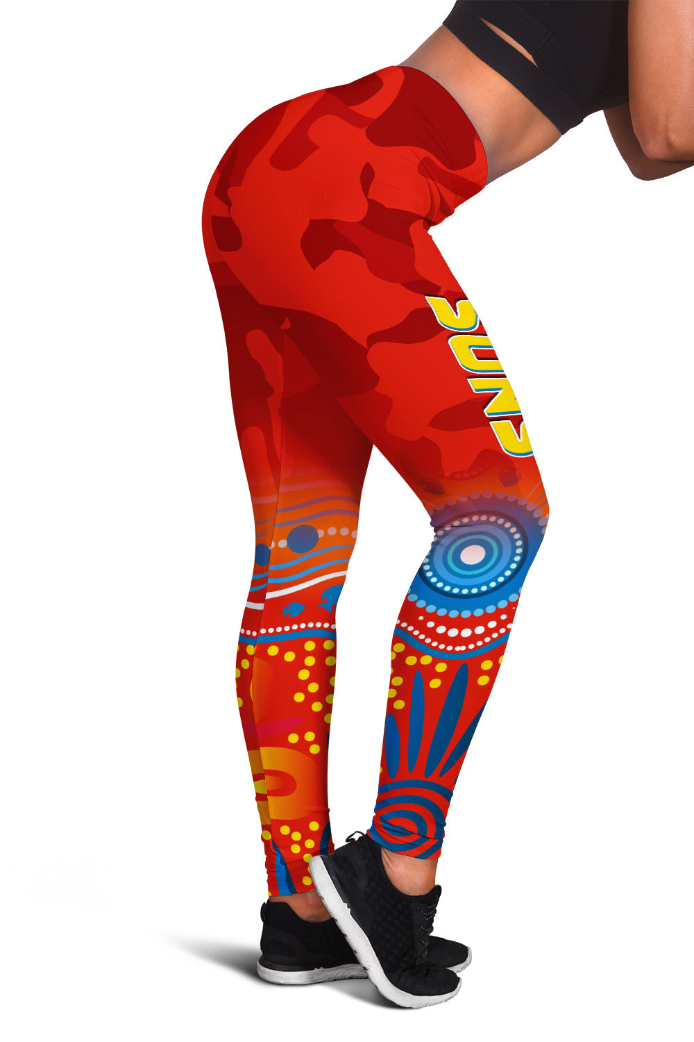 suns-anzac-2022-women-leggings-gold-coast-aboriginal-poppy