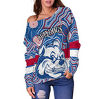 bulldogs-champion-2021-off-shoulder-sweater-western-indigenous-always-proud