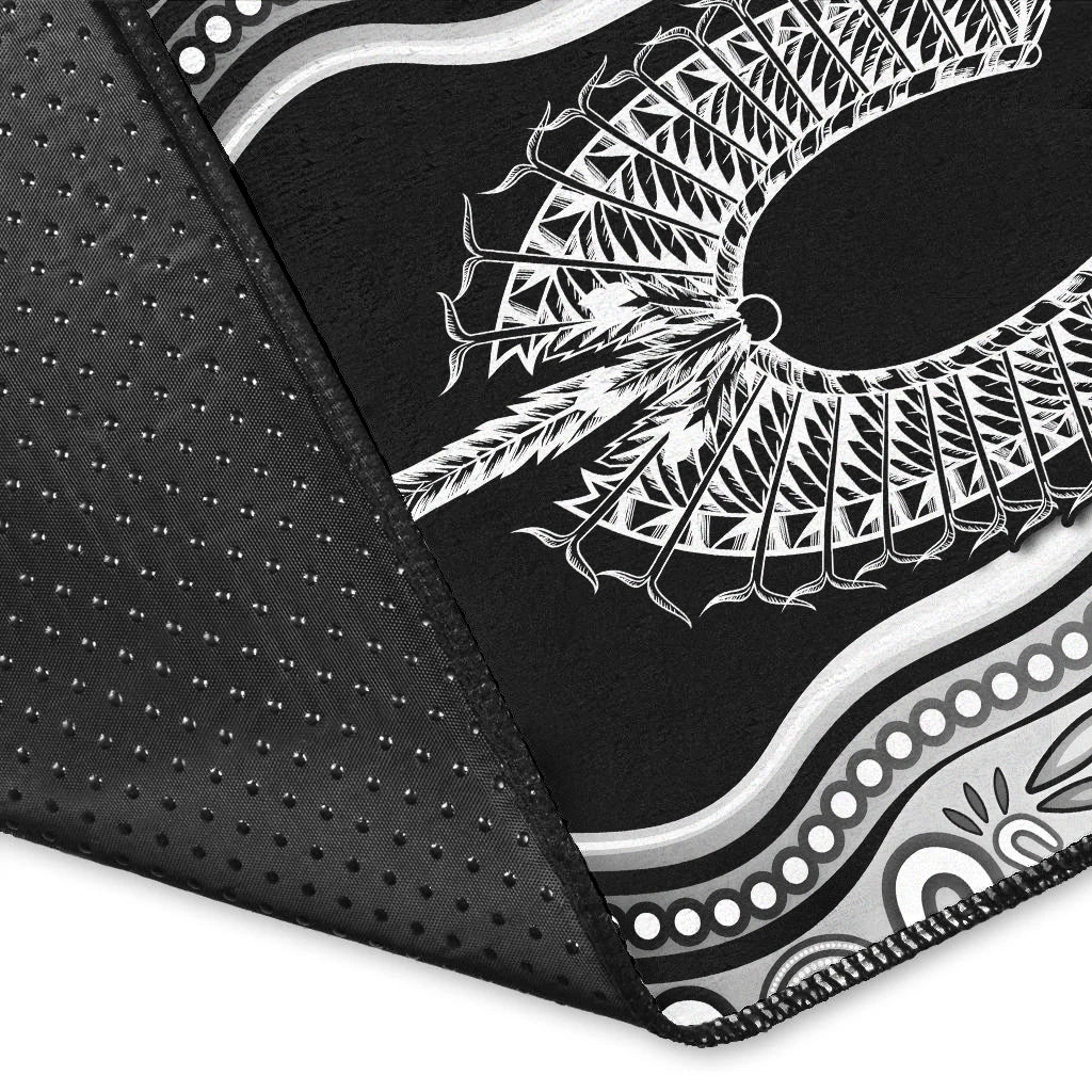 custom-personalised-torres-strait-islands-area-rug-the-dhari-mix-aboriginal-turtle-version-black-02