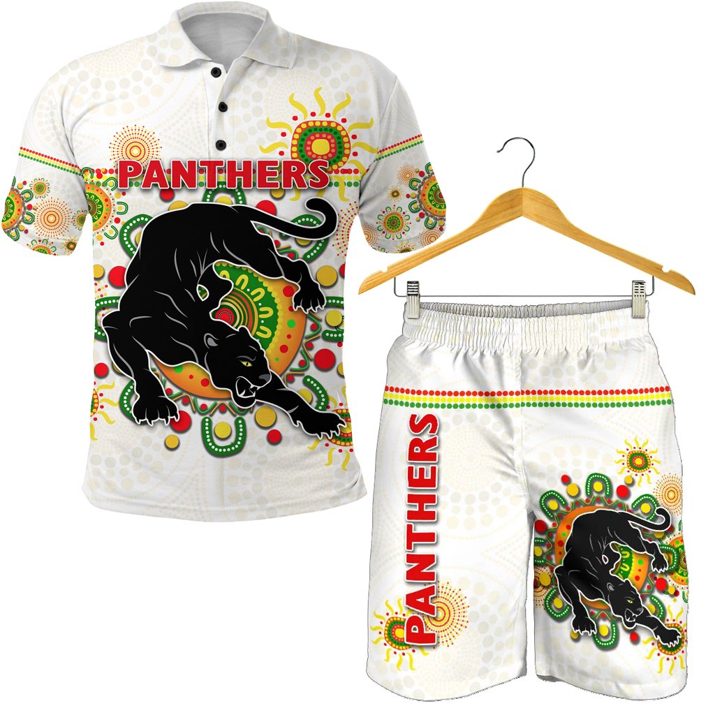 combo-polo-shirt-and-men-short-penrith-indigenous-panthers-white