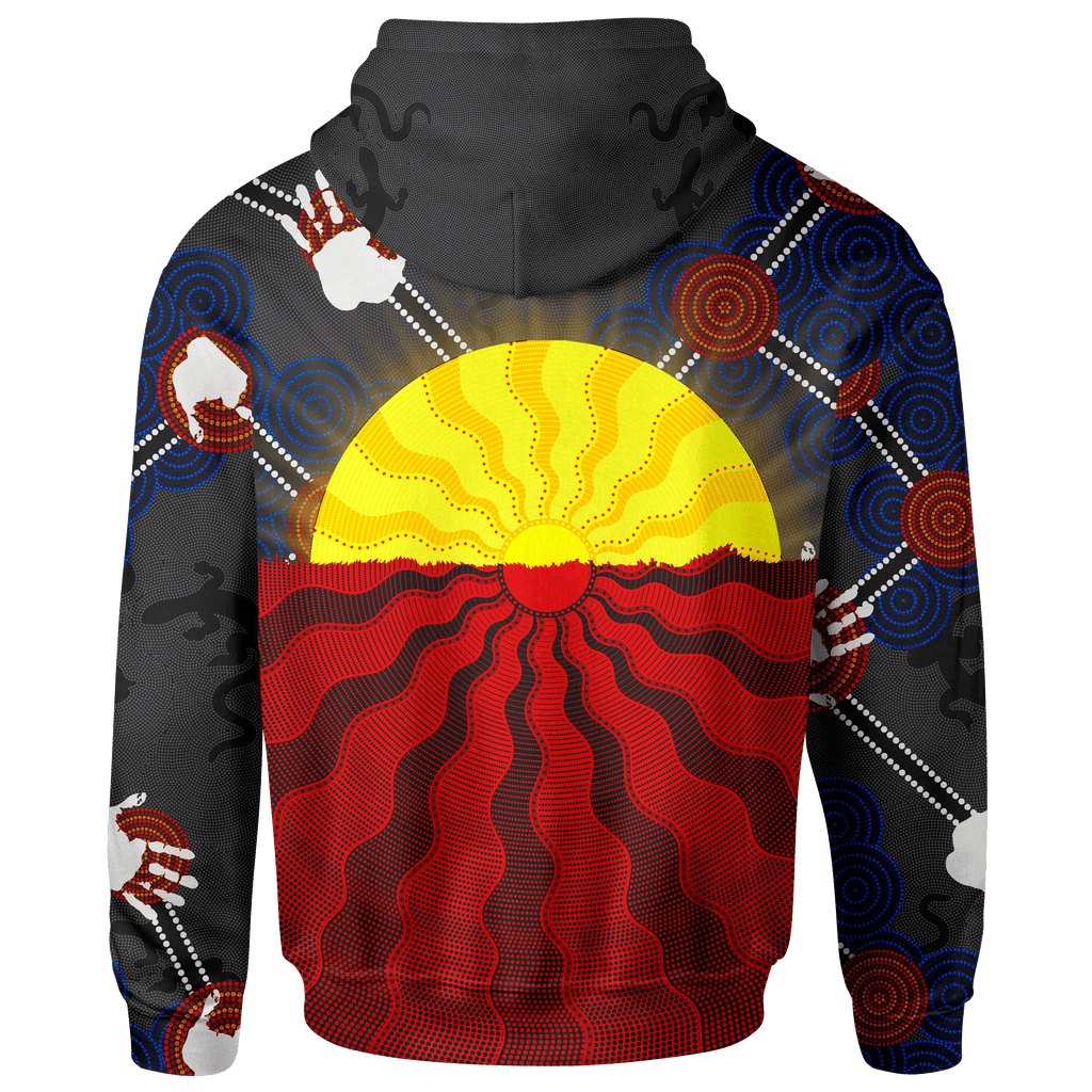 aboriginal-kid-zip-up-hoodie-aboriginal-lives-matter-flag-sun-dot-paintingfor-kid