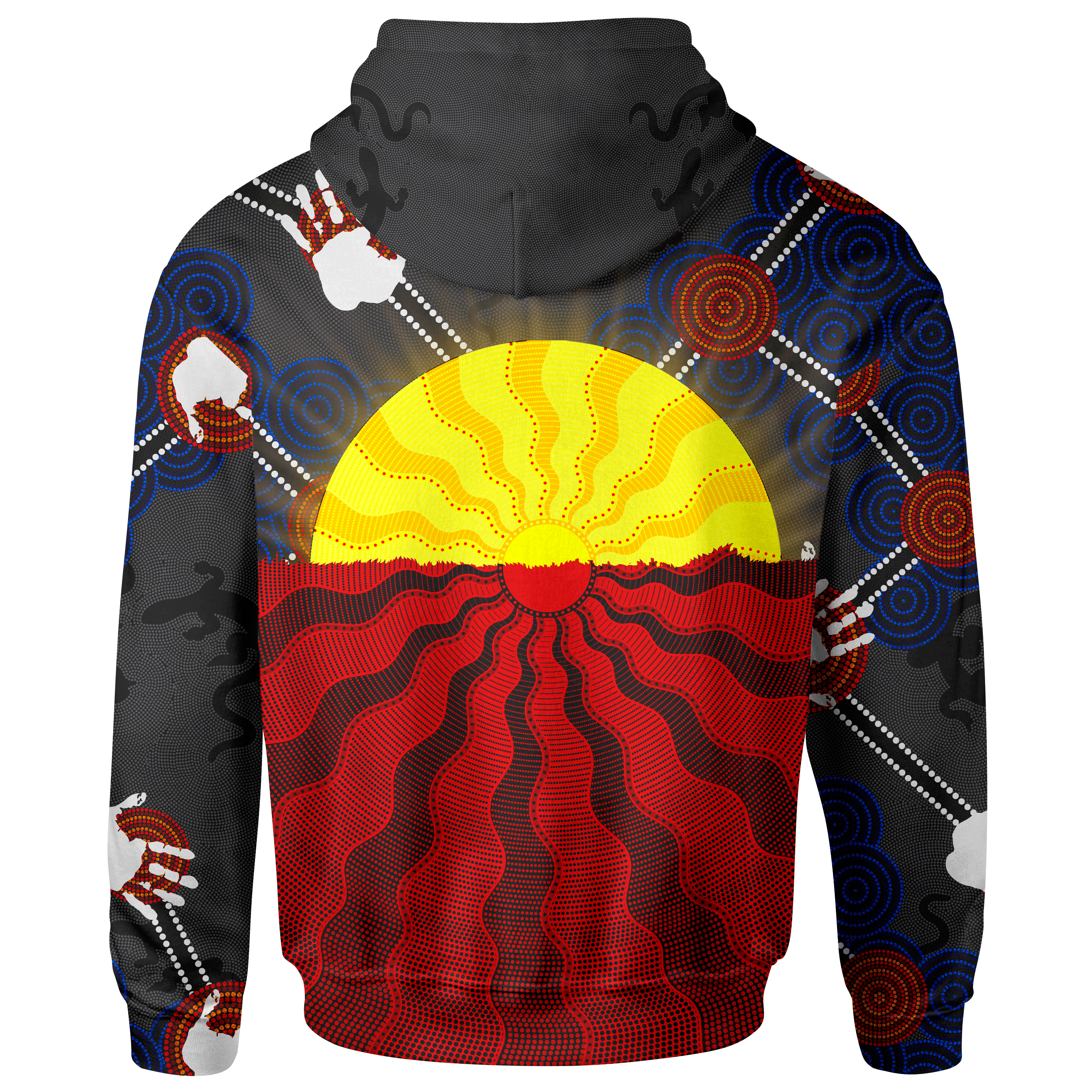 aboriginal-kid-zip-up-hoodie-aboriginal-lives-matter-flag-sun-dot-paintingfor-kid