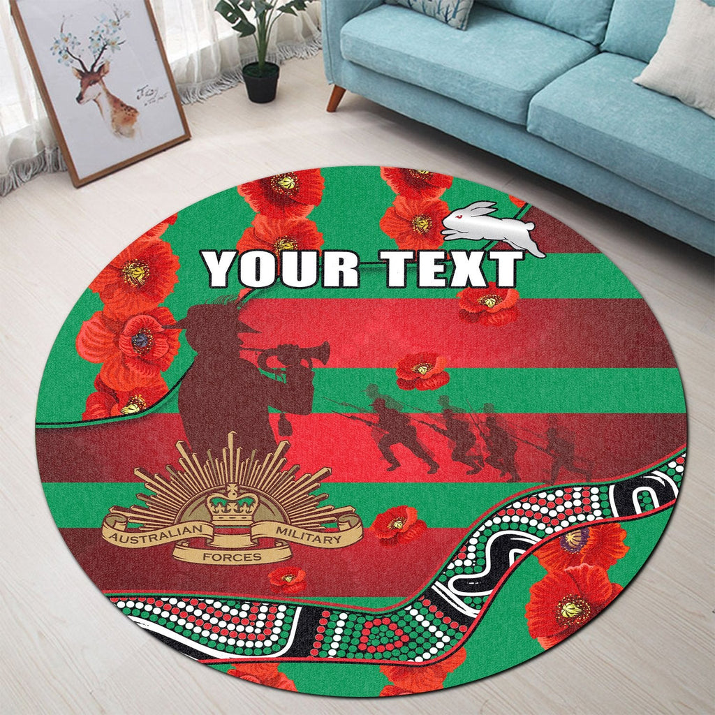 custom-personalised-rabbitohs-anzac-day-round-carpet-rugby-south-sydney-indigenous-military