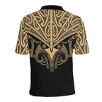 maori-tattoo-polo-shirt-hei-matau-abalone-gold