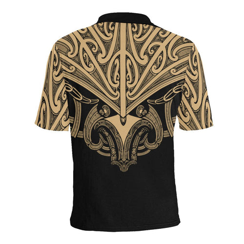 maori-tattoo-polo-shirt-hei-matau-abalone-gold