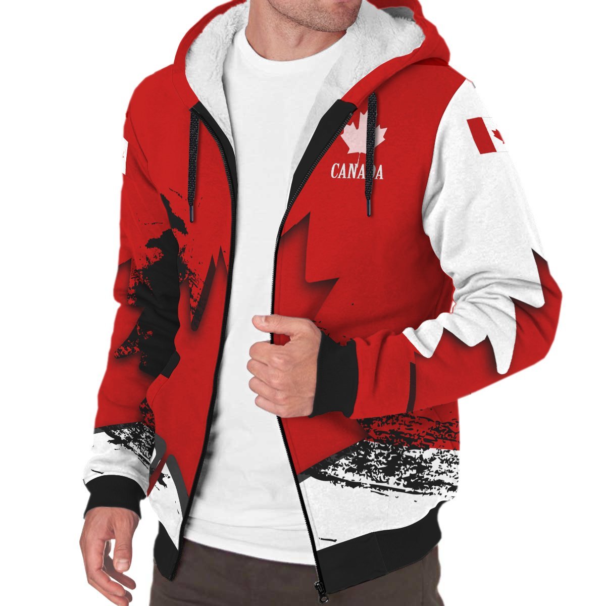 Canada Special Sherpa Hoodie - Vibe Hoodie