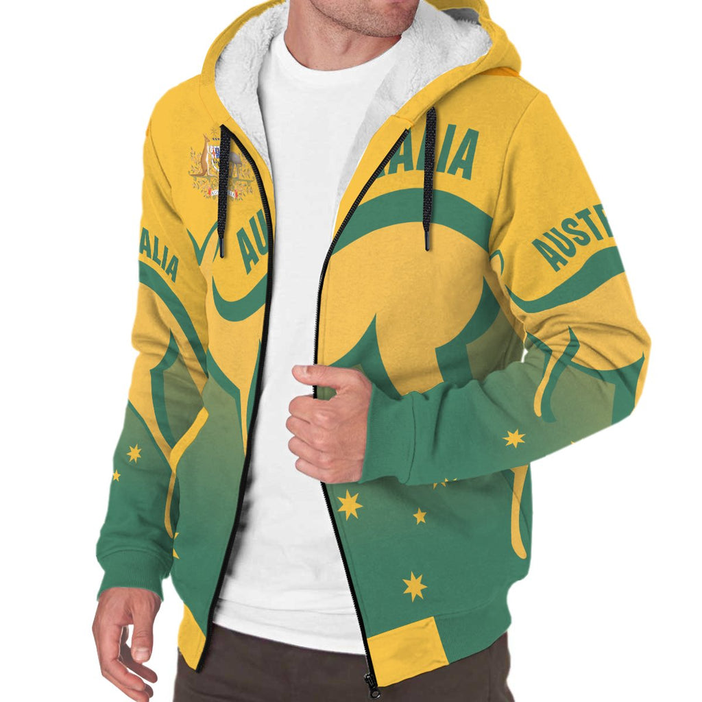 Sherpa Hoodie - Kangaroo Hoodie National Color Special Version - Unisex - Vibe Hoodie
