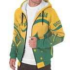 Sherpa Hoodie - Kangaroo Hoodie National Color Special Version - Unisex - Vibe Hoodie