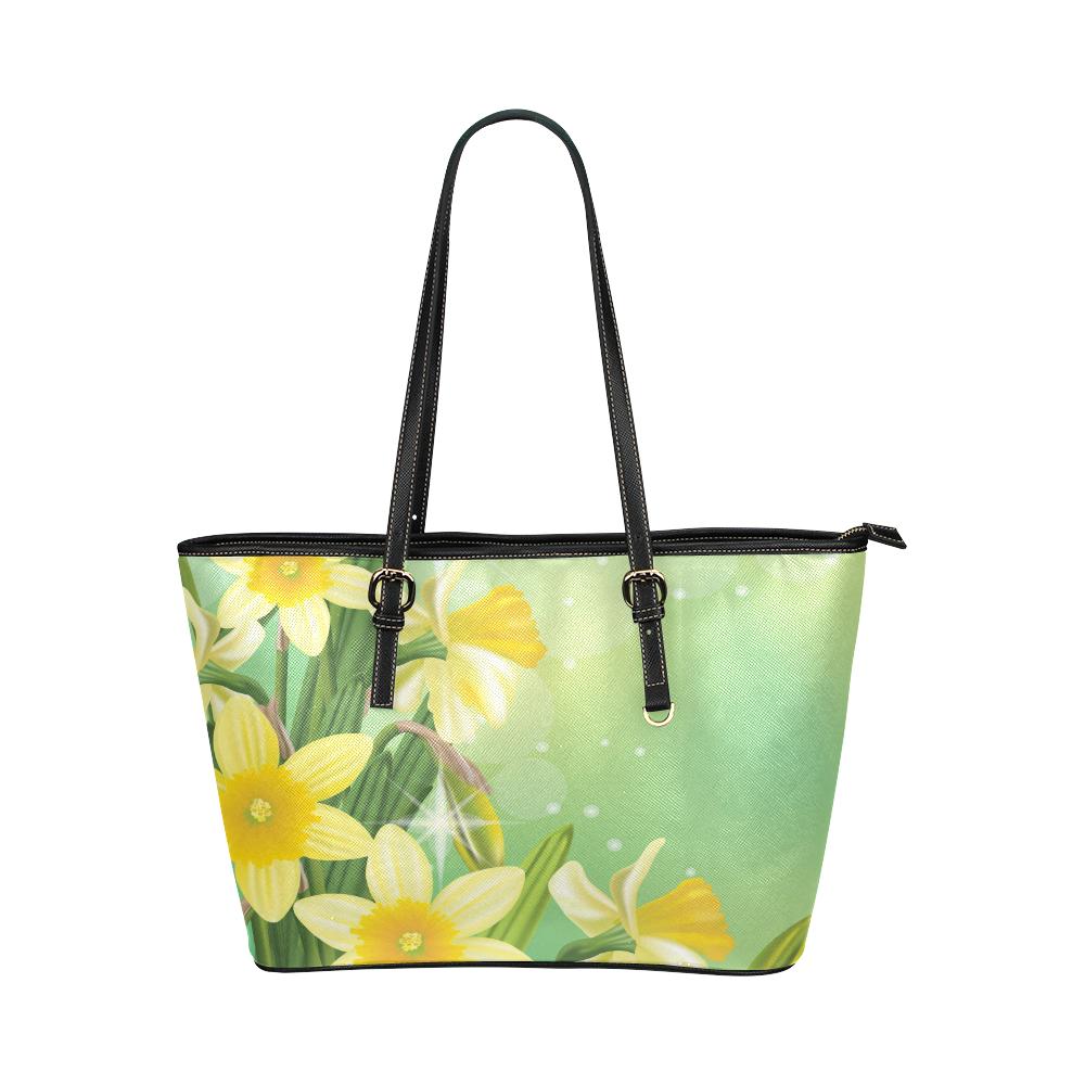 wales-daffodil-leather-tote-bags
