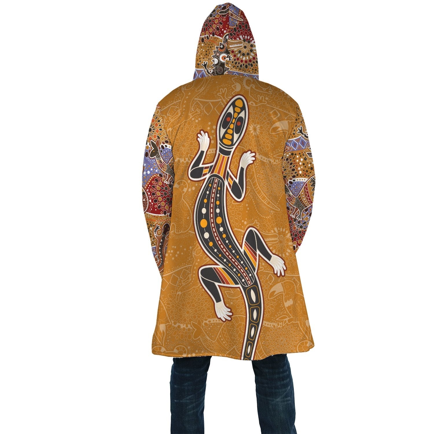 aboriginal-cloak-lizard-patterns-koala-kangaroo-kookaburra-patterns
