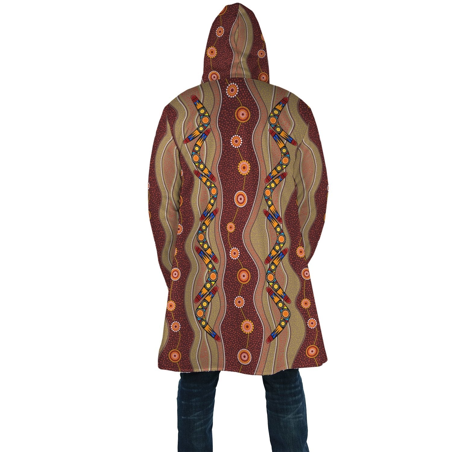 aboriginal-cloak-boomerang-patterns-circle-dot-painting