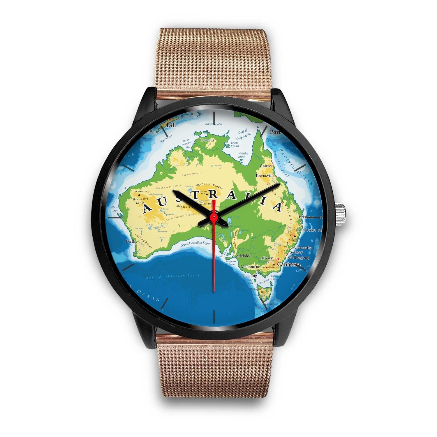 watch-australia-map-watch-unisex