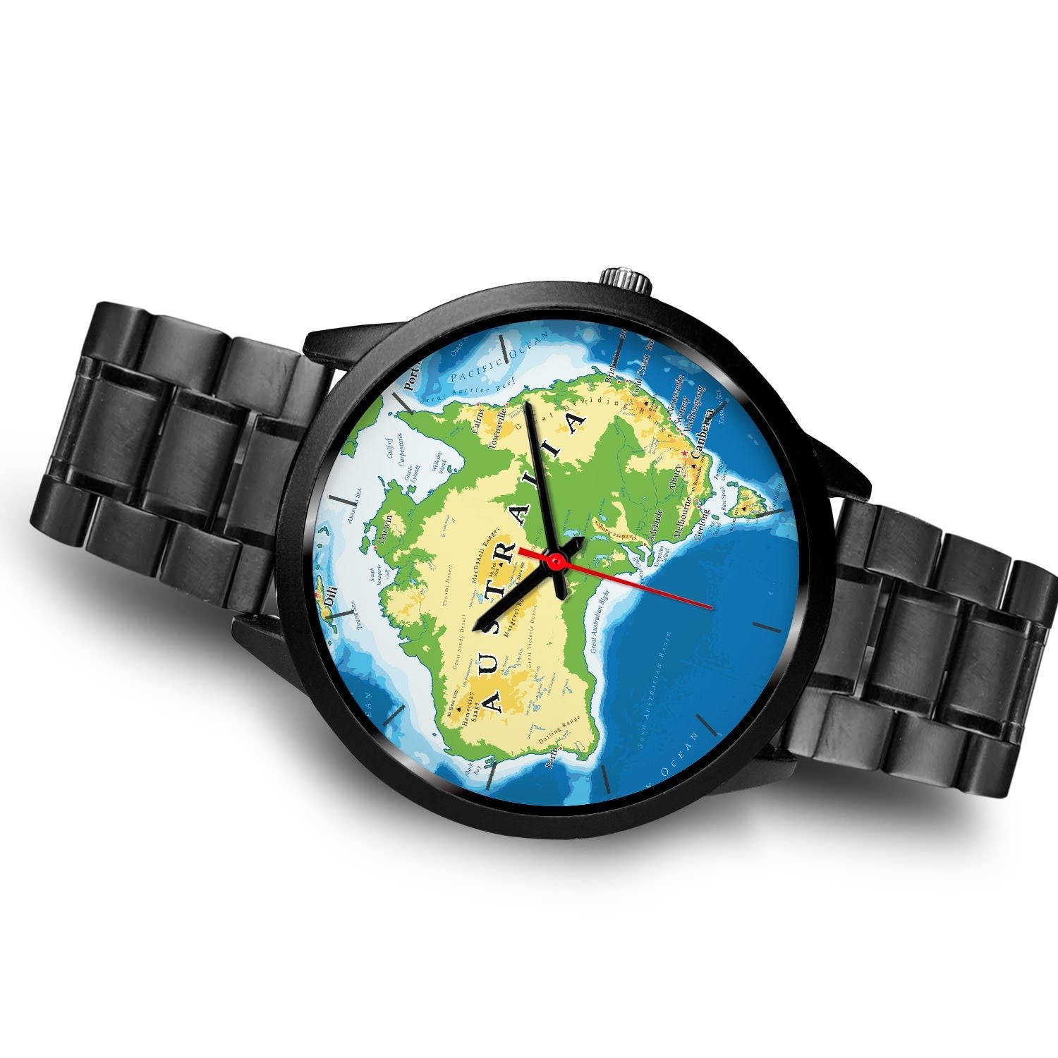 watch-australia-map-watch-unisex